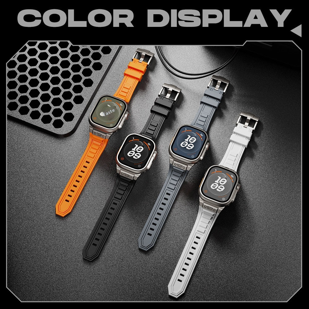 Cross Nail Silikonarmband für Apple Watch