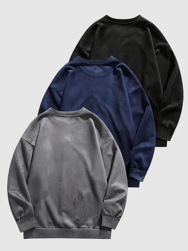 Suede-Sweatshirt für Herren
