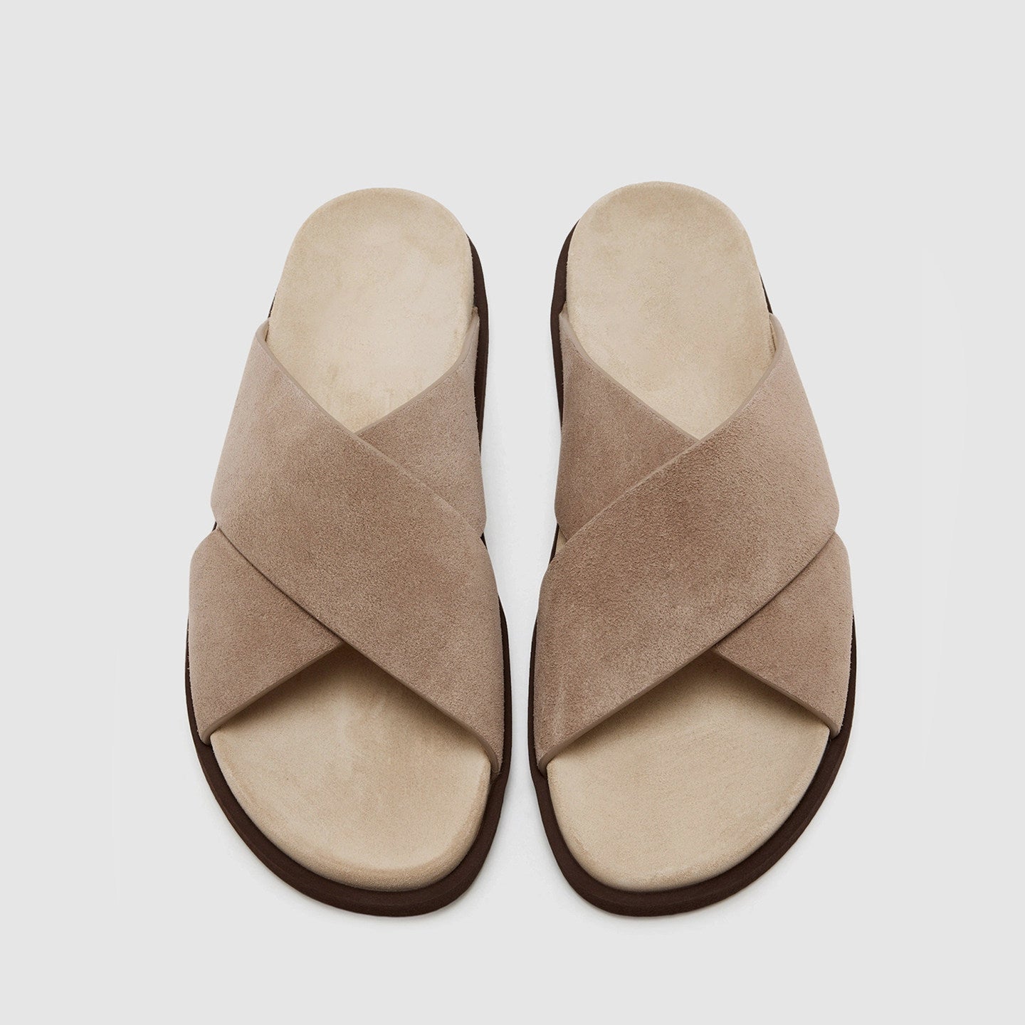 Herren Flip-Flops mit Wildleder-Optik