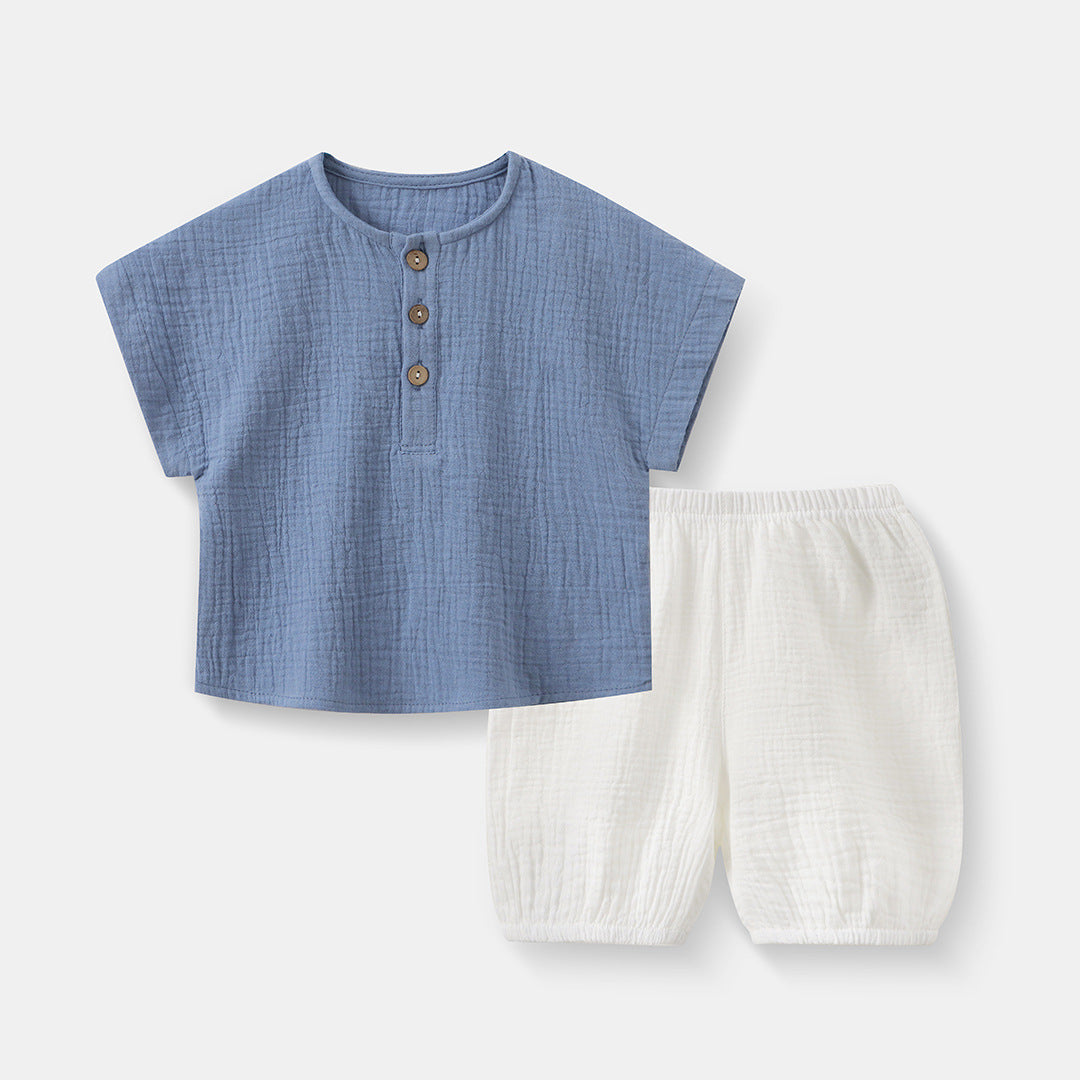 Baby-Set aus Baumwolle: Pullover & Shorts – Bild 5 | LuxeStyle