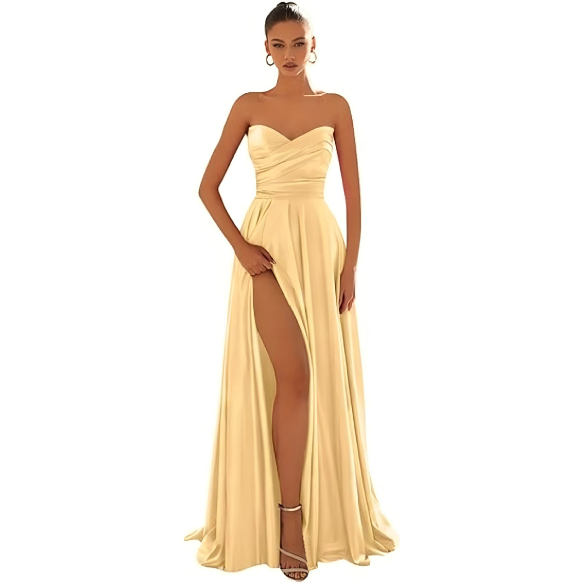Langes Partykleid mit tiefem Ausschnitt – Bild 16 | LuxeStyle