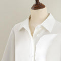 Damen Bluse mit Laternenärmeln & Revers