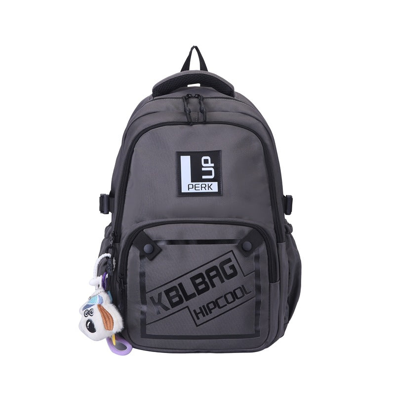 Grosses Nylon-Rucksack für Schule – Bild 3 | LuxeStyle