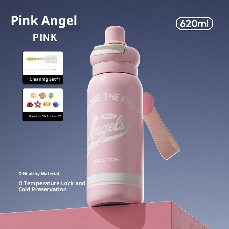 Thermobecher für Kinder mit Strohhalm, 620 ml – Bild 12 | LuxeStyle