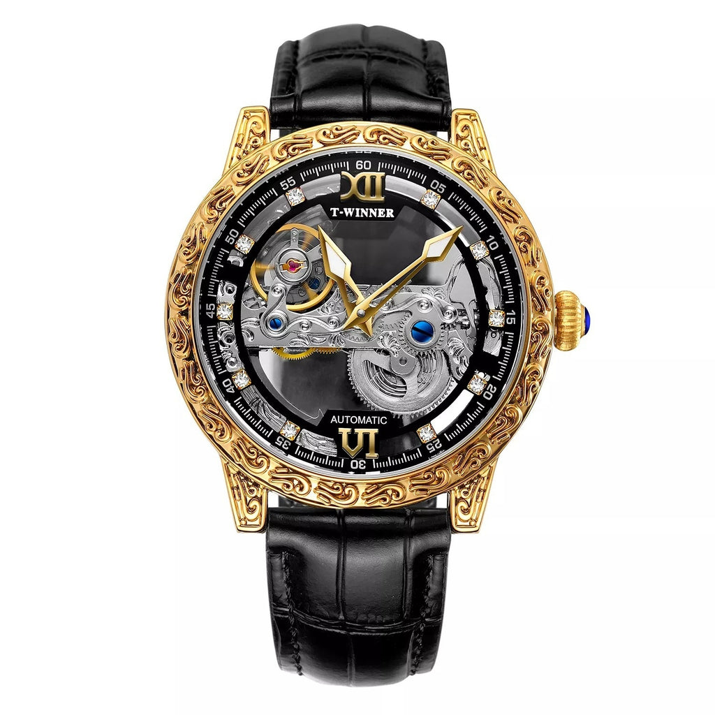 Vintage Semi-Automatik Armbanduhr Herren – Ansicht 4