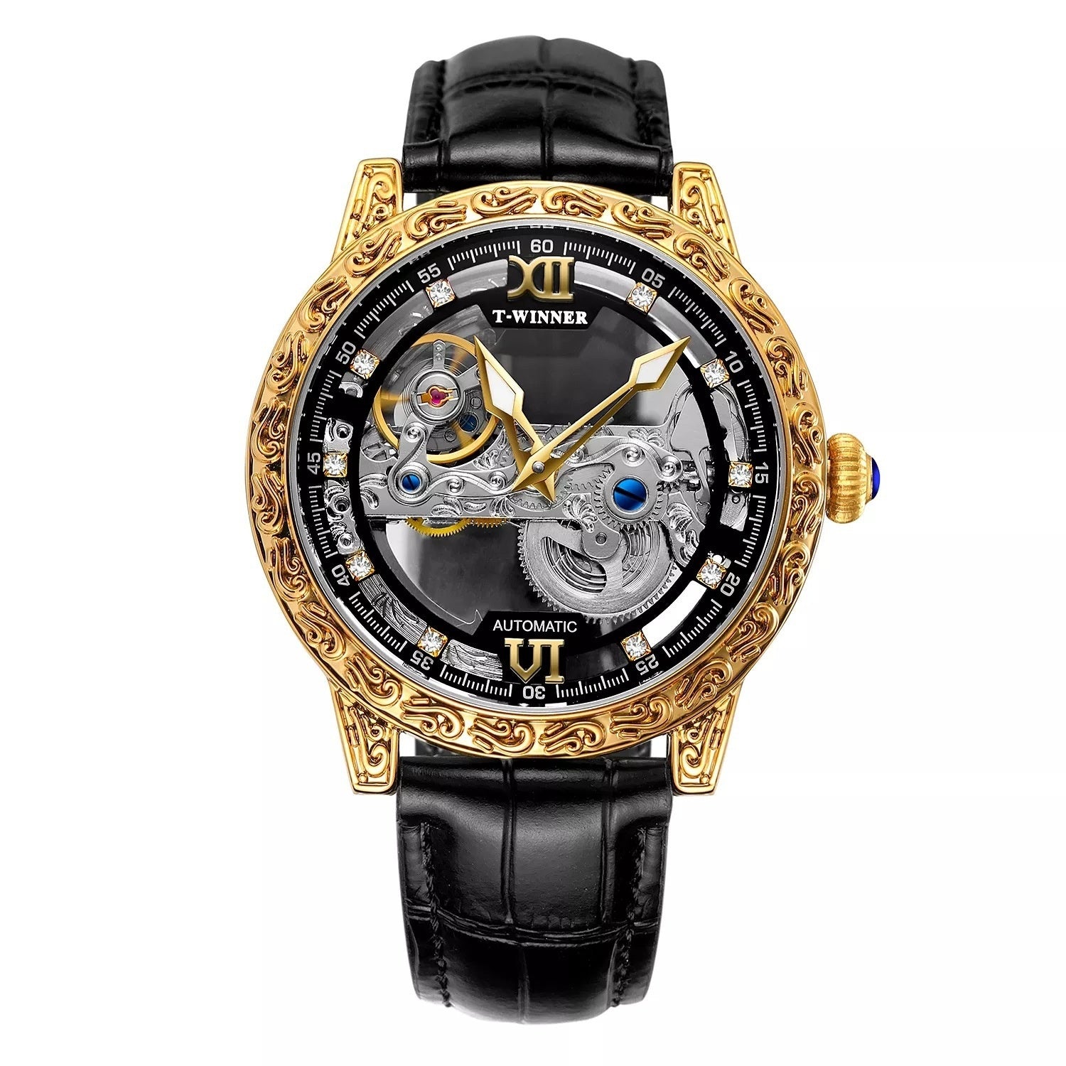 Vintage Semi-Automatik Armbanduhr Herren – Ansicht 4