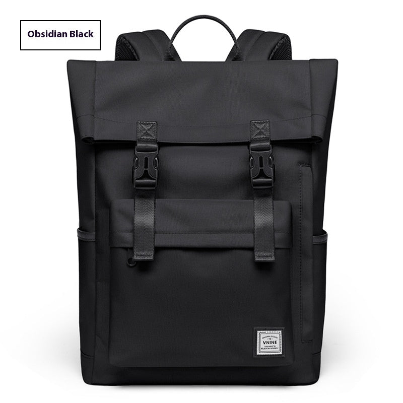 Schulrucksack für Laptop – Morning Mist Gray – Bild 4 | LuxeStyle