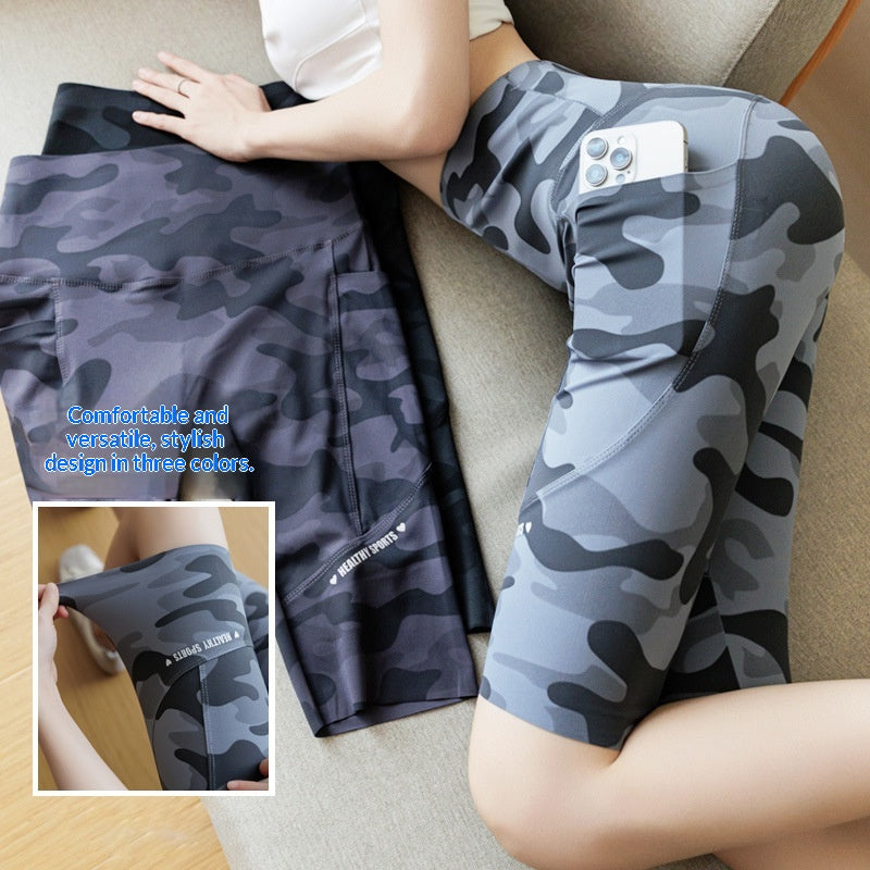 Camo Shark Yoga Pants