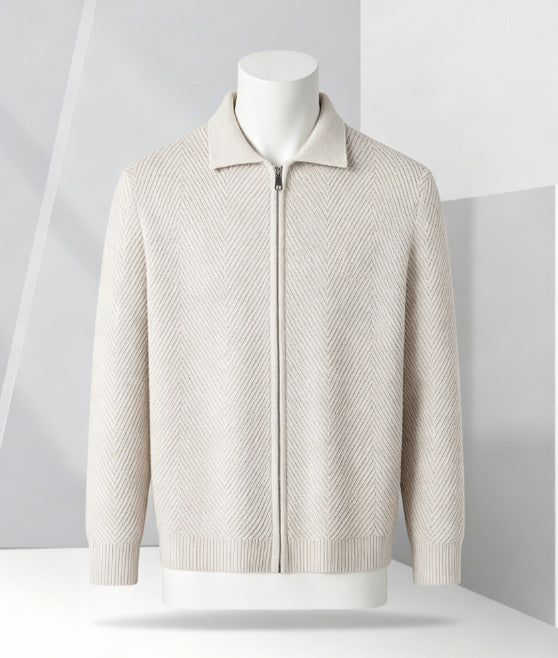 Einreihiger Cardigan für Herren
