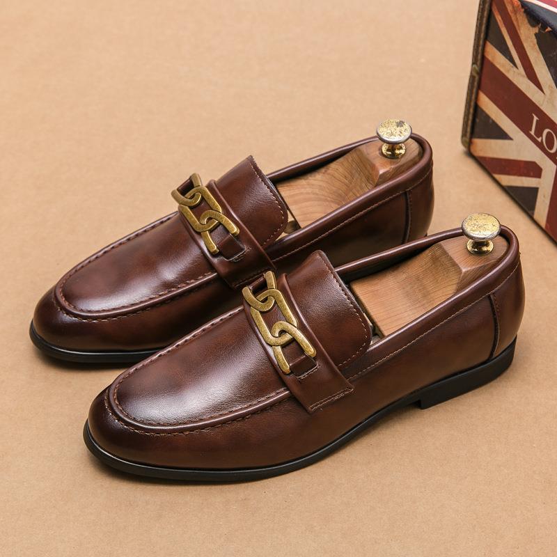 Business-Freizeitschuhe aus Leder im Brit-Stil