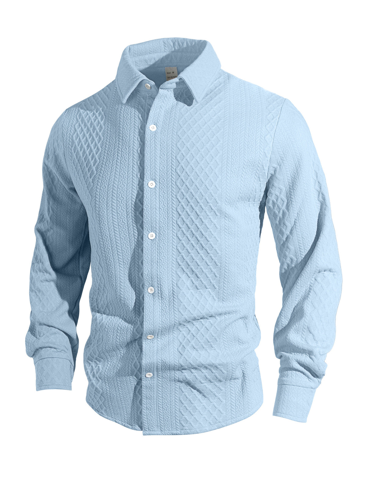 Herren Hemd Strick mit Blumenmuster – Bild 8 | LuxeStyle