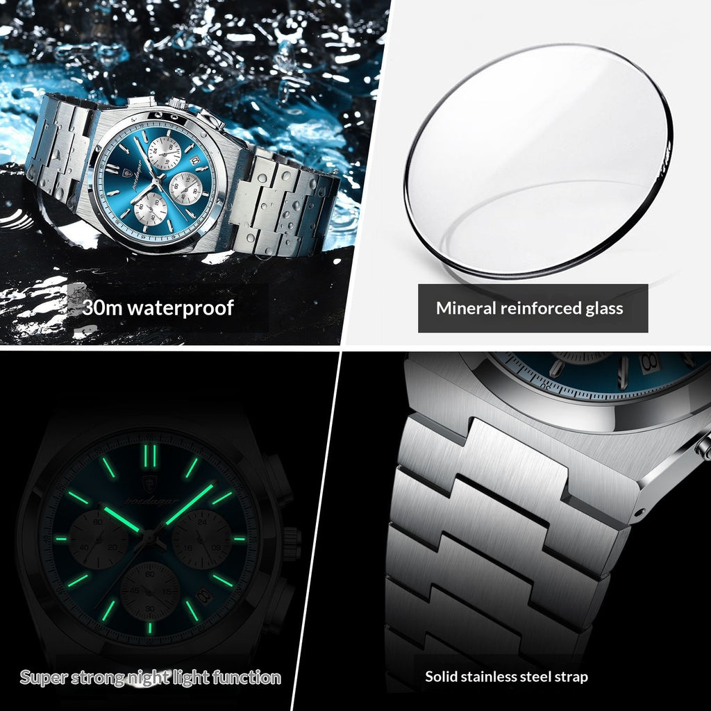 Herren-Armbanduhr, wasserdicht, ultradünn – Bild 7 | LuxeStyle