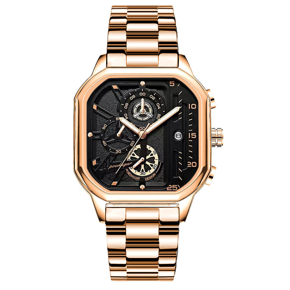 Gürtel Herrenuhr – Schlicht & Business-tauglich – Bild 5 | LuxeStyle