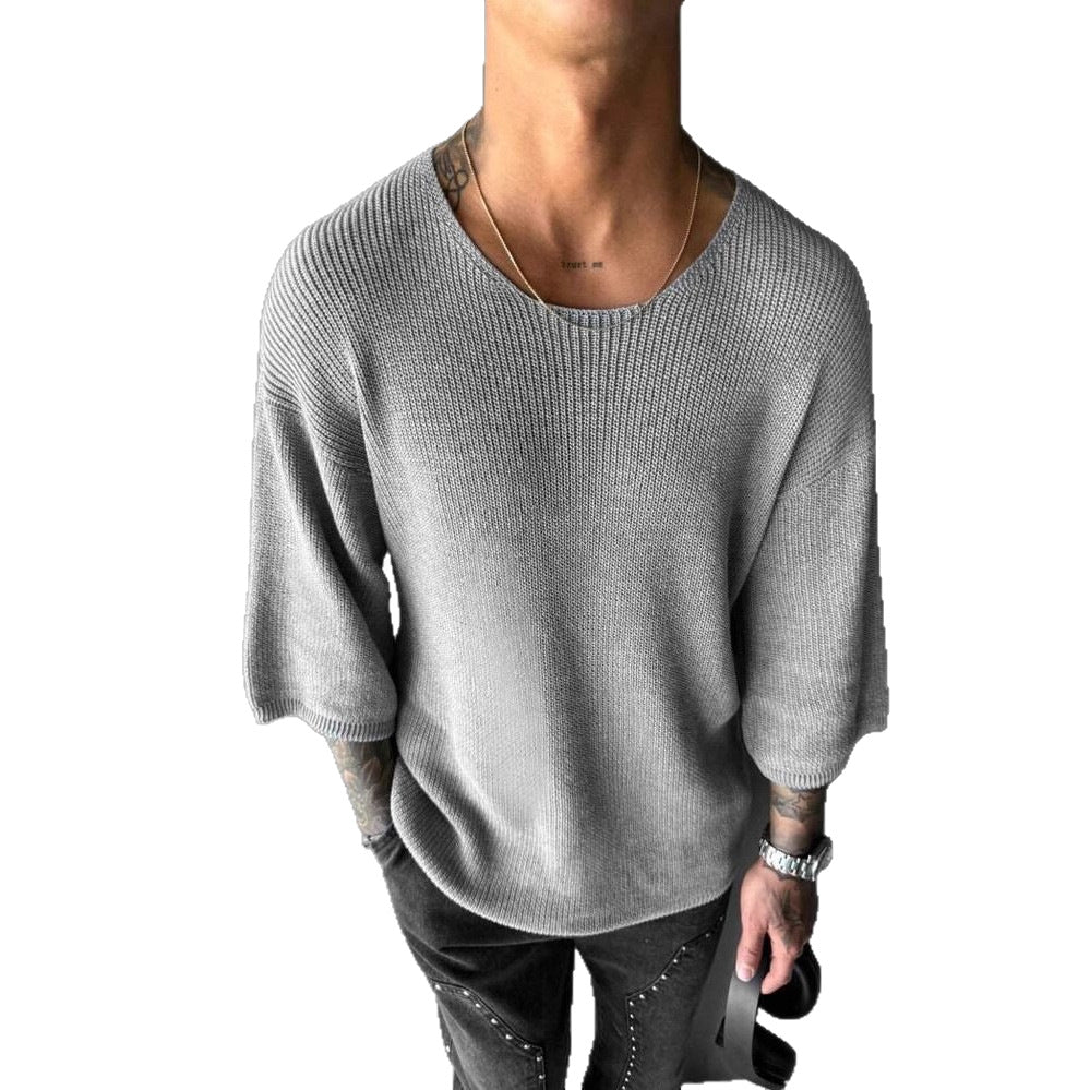 Langarmpullover mit V-Ausschnitt – Bild 15 | LuxeStyle