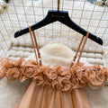 Damen Halterneck Top mit Spitze und Rüschen