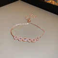 18K-Goldplattiertes Ovaler KZ-Slider-Armband – Bild 1 | LuxeStyle