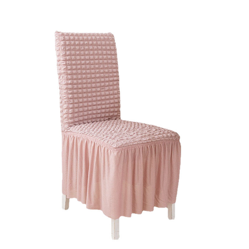 3D-Bubble-Chiffon-Esstuhl-Bezug