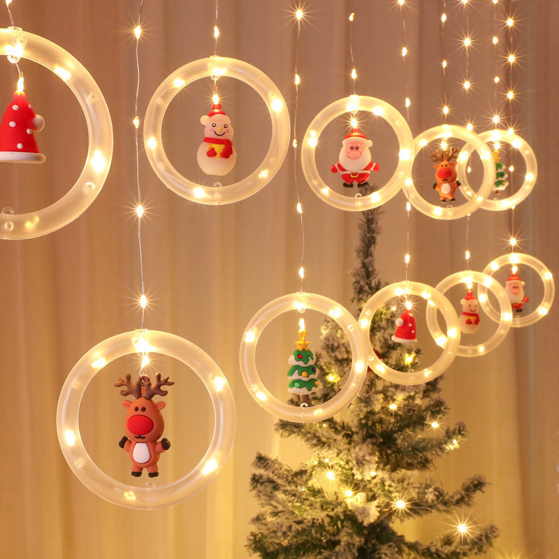 LED Lichtervorhang «Santa Claus»