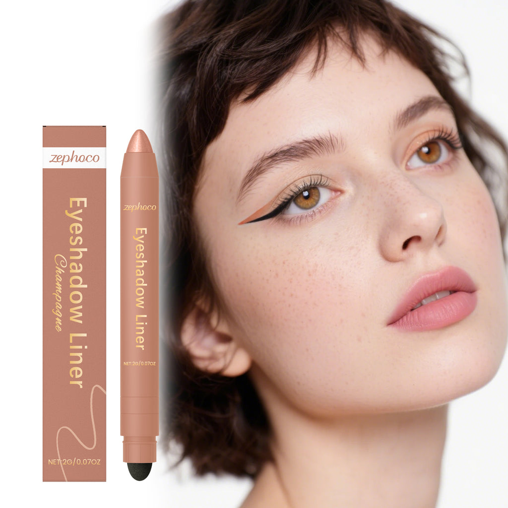 2-in-1 Eyelinerstift Champagner