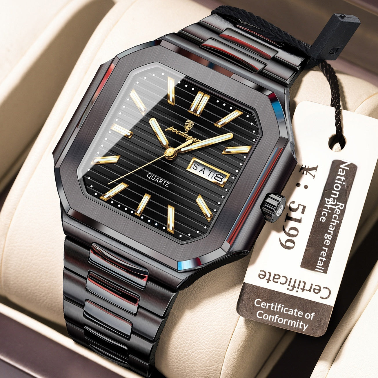 Dünnes Wasserdichtes Herrenarmband