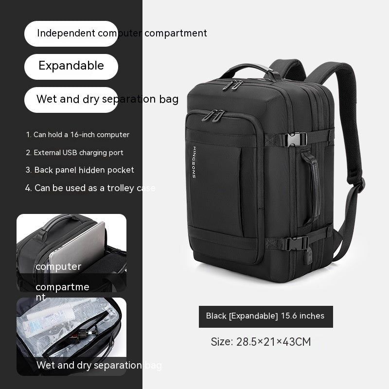 Business Notebook Rucksack – Multi-Layer, gross