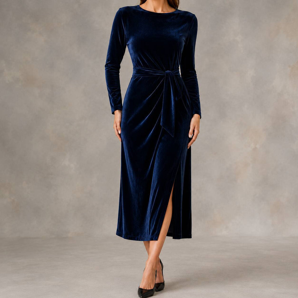 Damen Bodycon Kleid mit langen Ärmeln – Bild 3 | LuxeStyle