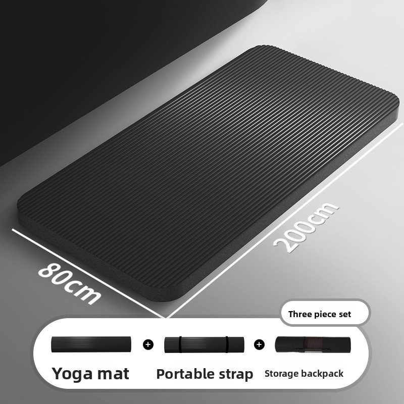 Rutschfeste, extra-lange Yoga- und Fitnessmatte