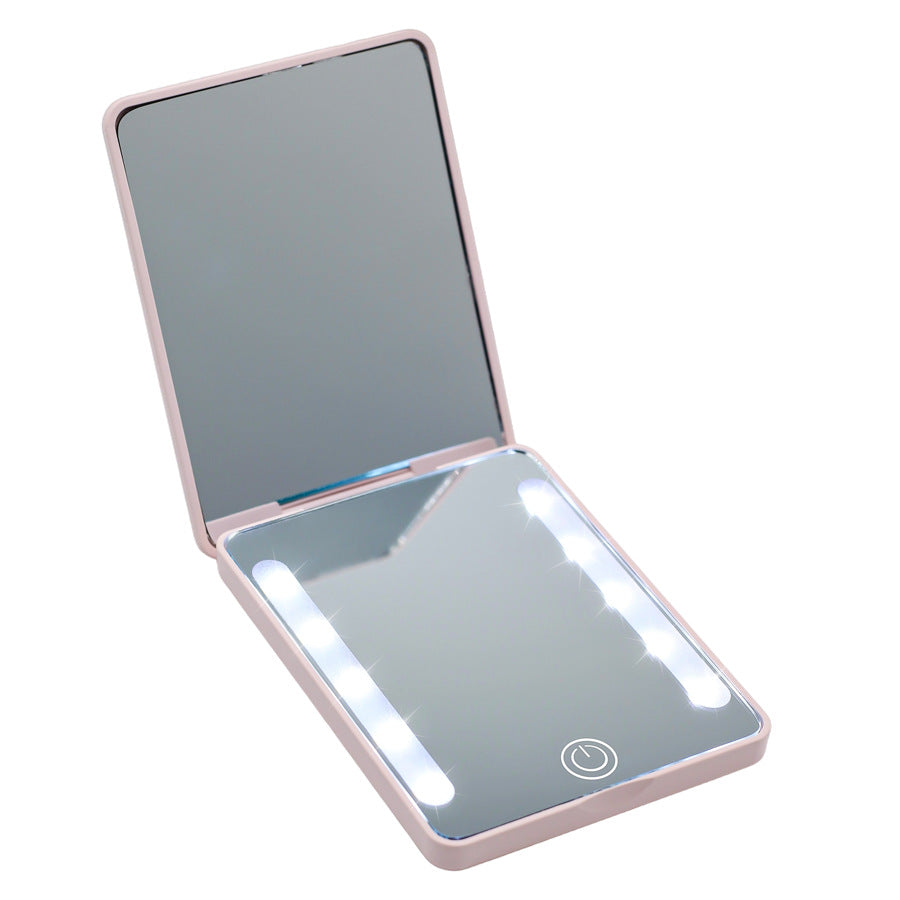 Kompaktes LED-Makeup-Spiegelset