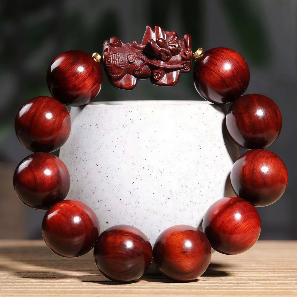 Rosenholz Gebetskette Armband – Bild 7 | LuxeStyle