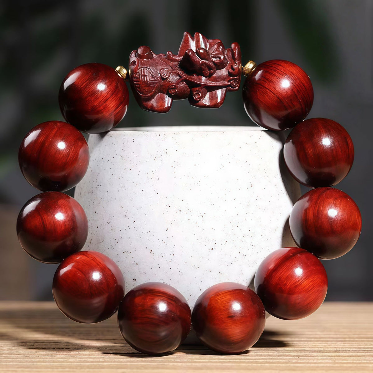 Rosenholz Gebetskette Armband – Bild 7 | LuxeStyle