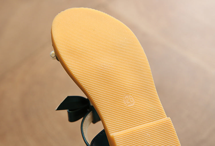 Mädchen Prinzessin Sandalen mit Perlen – Bild 4 | LuxeStyle