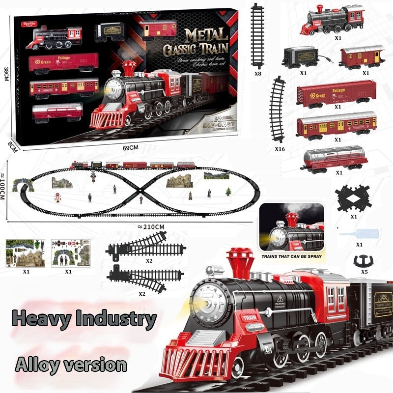Elektrische Dampflokomotive für Kinder