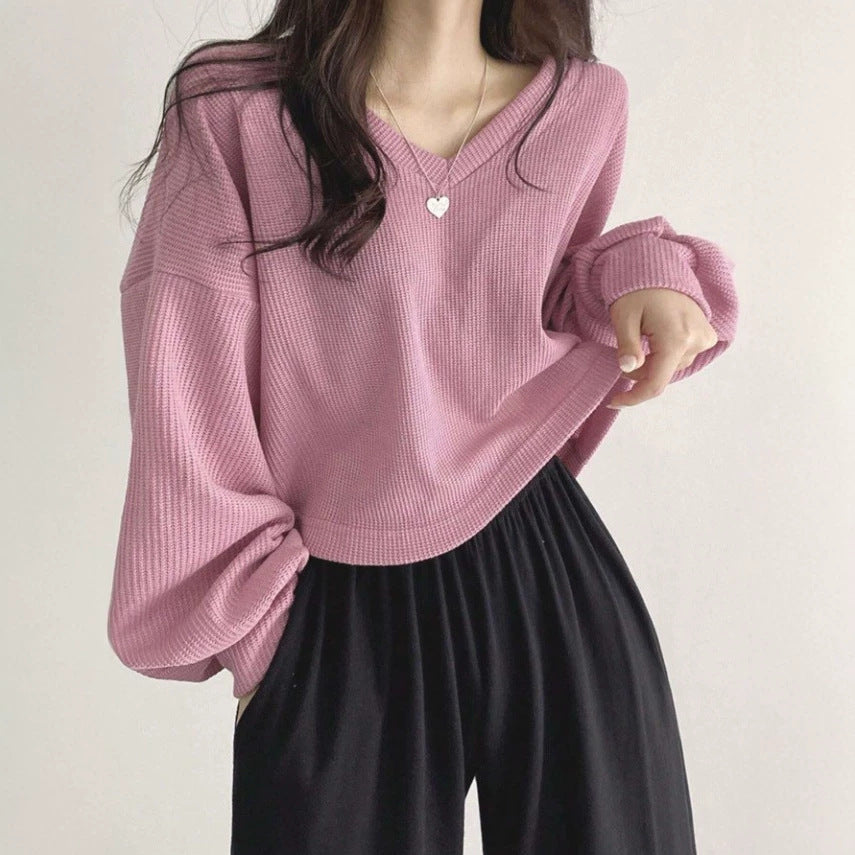 Einheitliches Pullover-Top