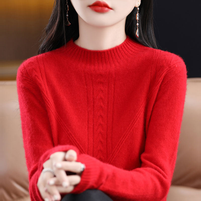 Vielseitiger Rollkragenpullover für Damen – Ansicht 2