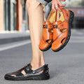 Trendige Herren-Sandalen aus echtem Leder