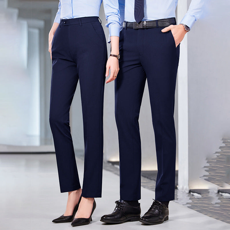 Elegante High-Waist Stoffhose