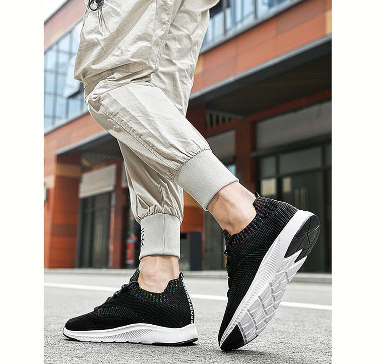 Weisser Sneaker mit verstecktem 7 cm Absatz – Bild 14 | LuxeStyle