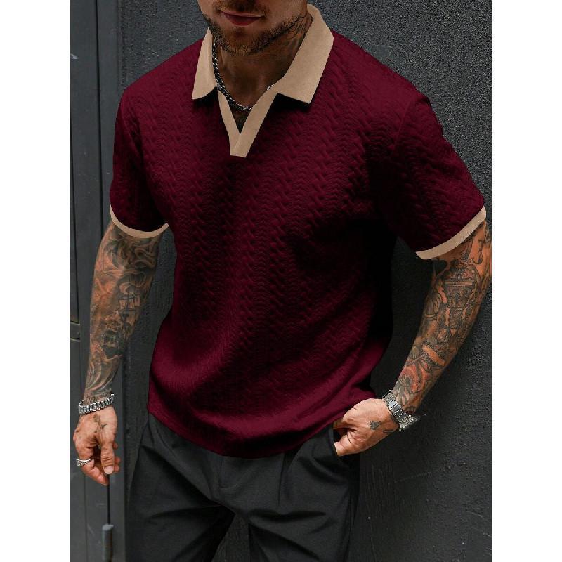 Kurzarm Business-Freizeit Hemd für Herren