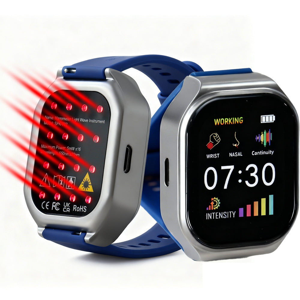 Rotlichttherapie-Uhr mit Nasen- und Ohr-Sonden – Ansicht 5