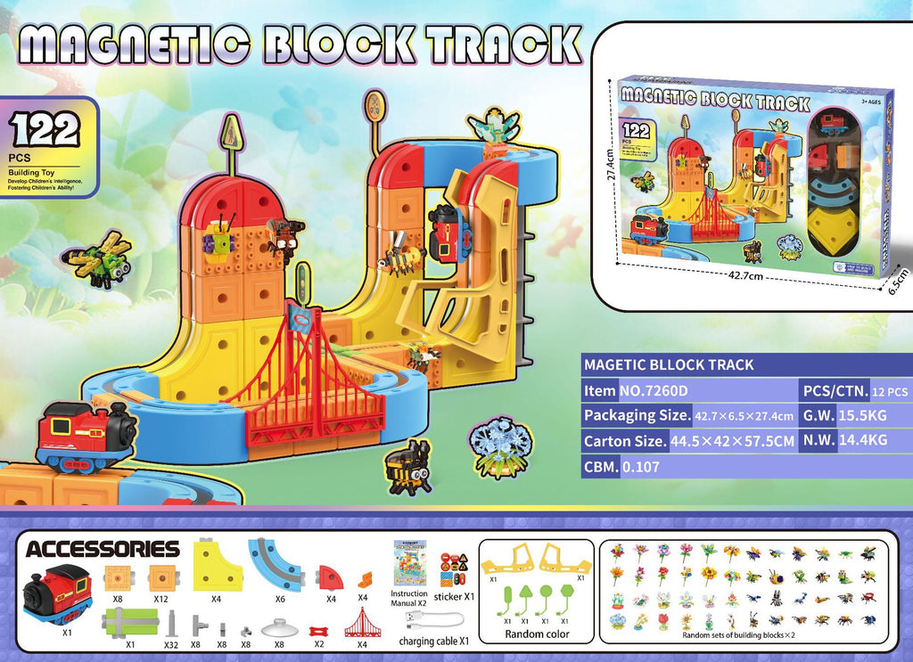 Magnetische Rennstrecke mit Auto – 68-Teile-Set – Bild 9 | LuxeStyle