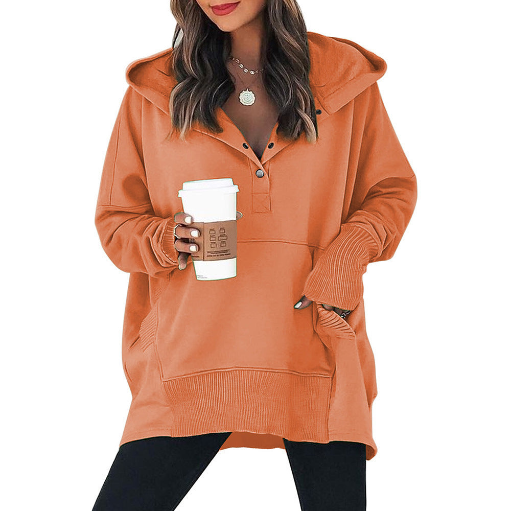 Lockerer Batwing Hoodie für Damen