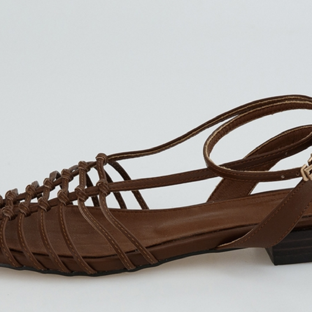 Vintage Sandalen mit Flechtmuster – Bild 7 | LuxeStyle