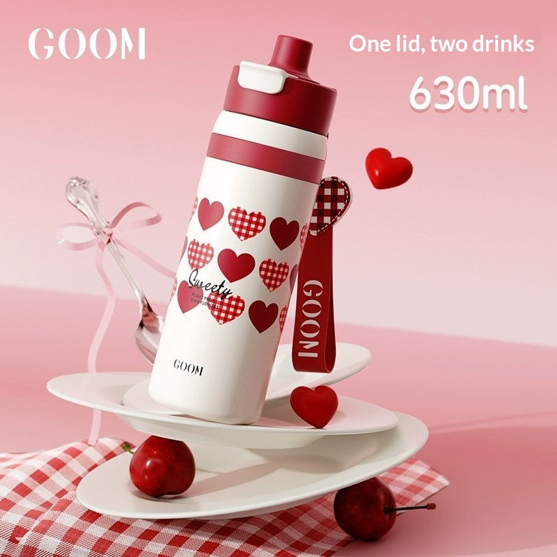 Trinkflasche mit Tragegurt