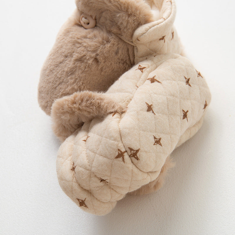 Weiche Babyschuhe aus Plüsch