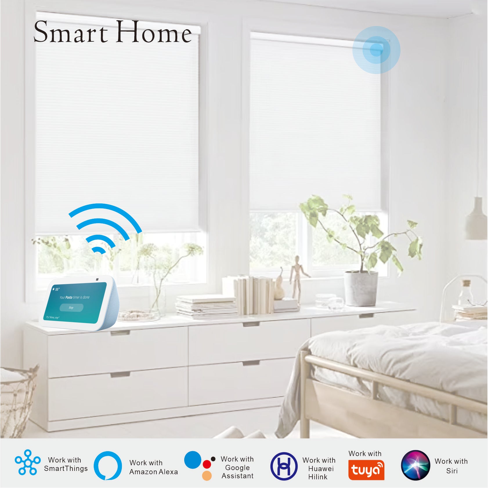 Smarte Solar-Jalousie mit Fernbedienung – Ansicht 7