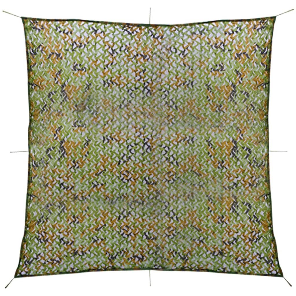 Tarnnetz US Woodland 4x4 m mit Packsack