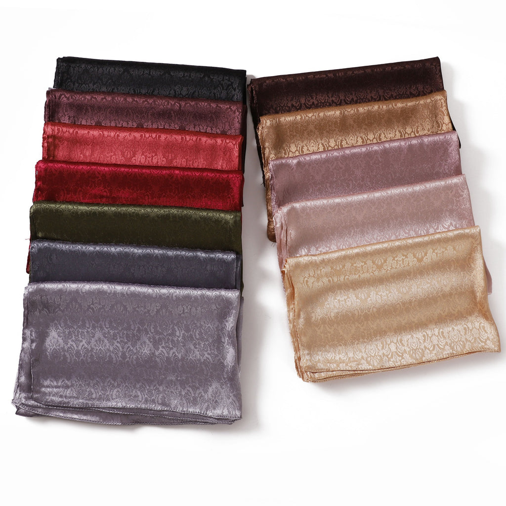 Satin Jacquard Kopftuch für Damen – Bild 11 | LuxeStyle