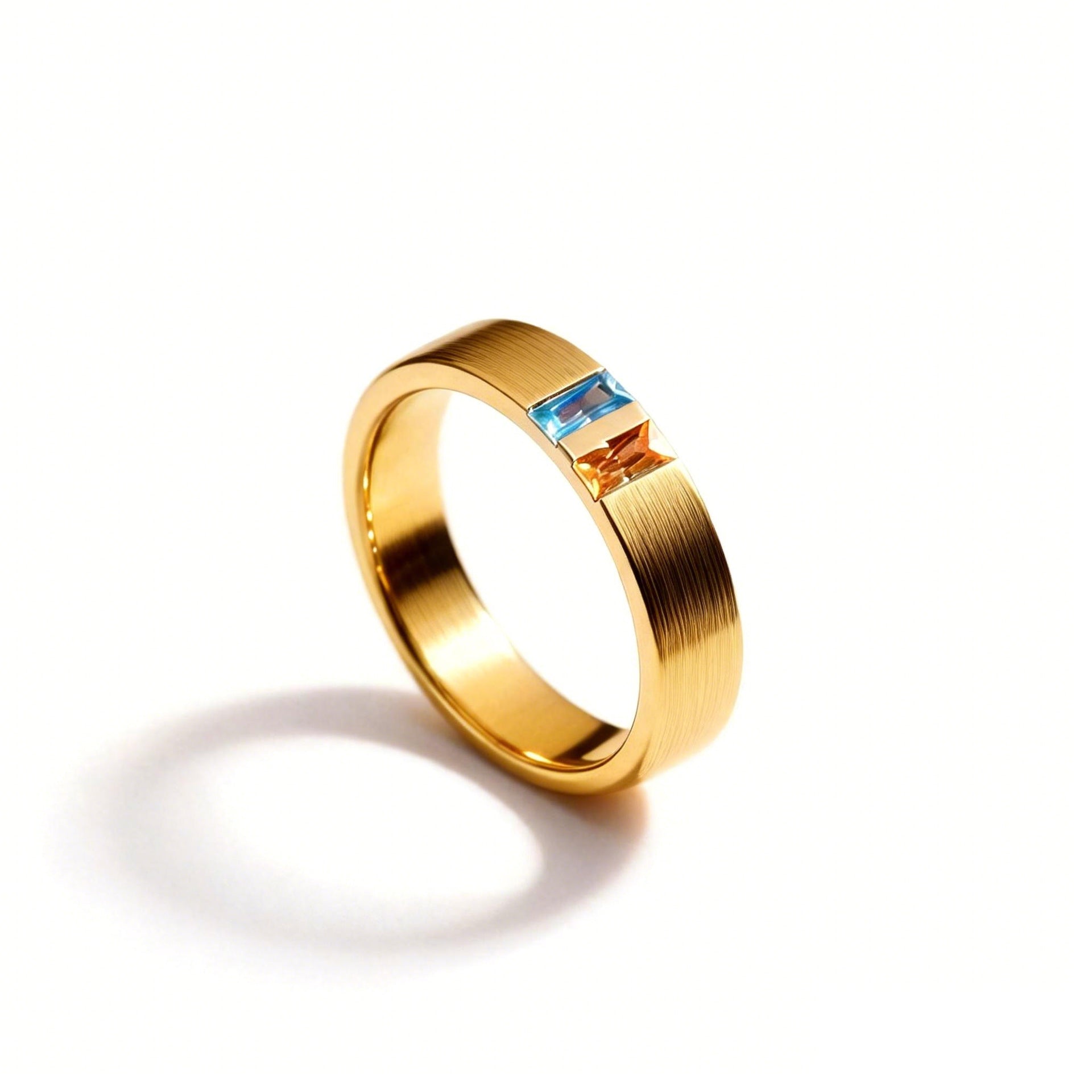 Kupfer-Zirkon Ring