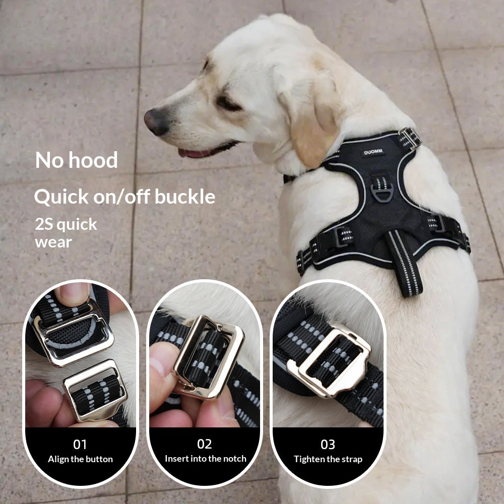 Leichtes Dual-Hundegeschirr für Auto & Traktion