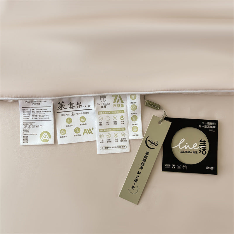 Sommer-Duvet mit Tencel und Stickerei
